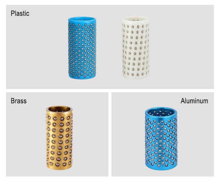 Ball cage material selection based on operating conditions