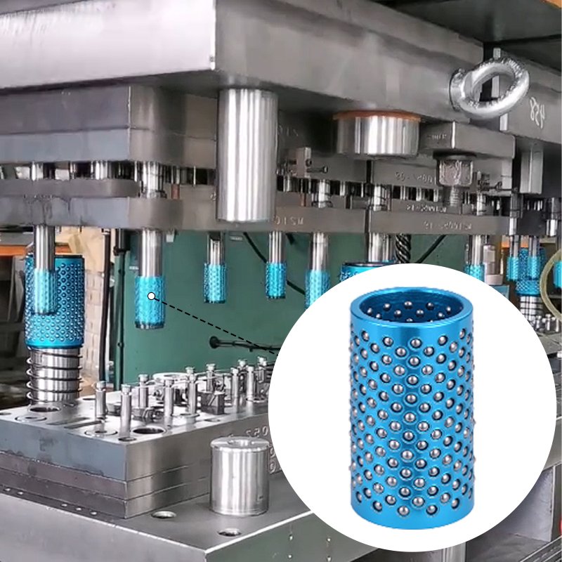Ball cage used in stamping die guide system