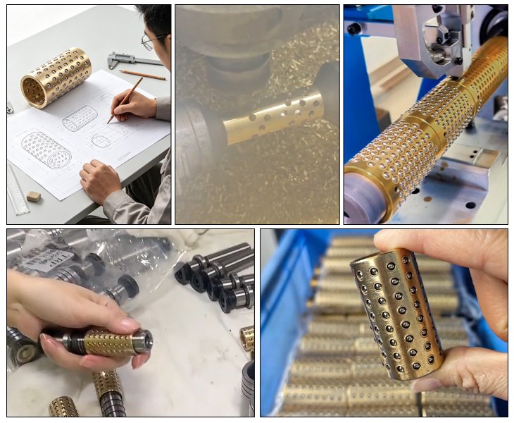 custom brass ball cage manufacturing process