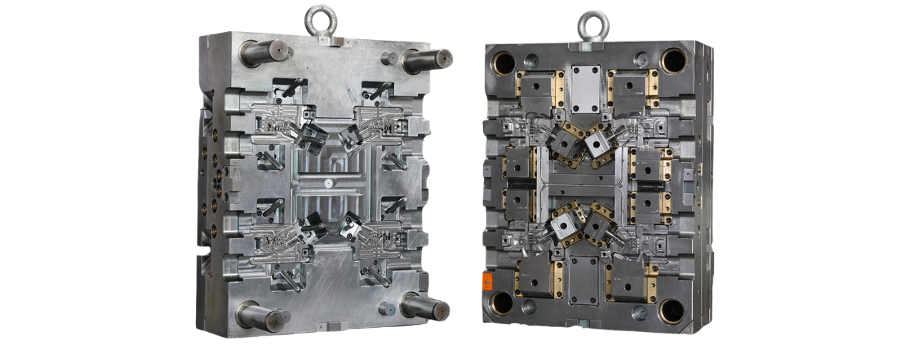 Combination of air poppet valve and ejector pins for reliable injection mold ejection system