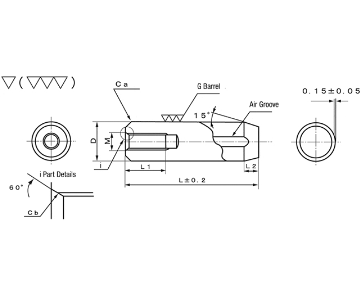 The Specifications for Threaded Dowel Pins
